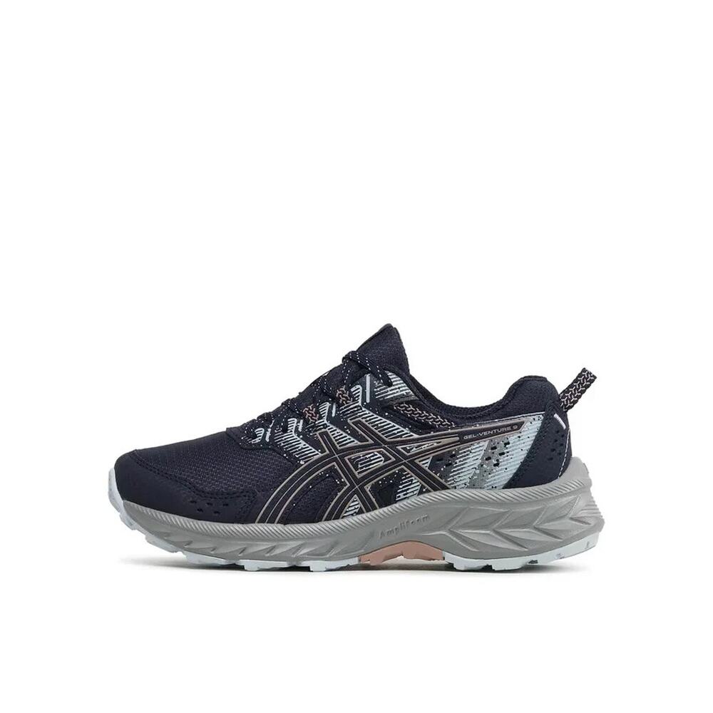 Asics Gel Venture 9 Navy Blue Gray Women's Running Trail Shoes Size 8 - Picture 2 of 5
